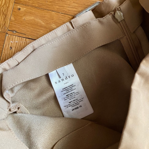 Sandro Viveta Trench Midi Skirt (Skort) - Picture 4 of 7